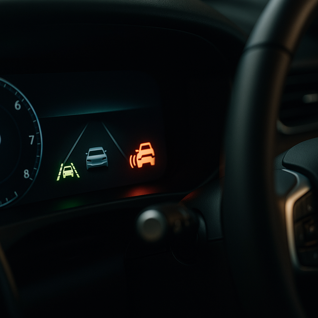 Dashboard safety assist display in one of the safest cars available in 2026